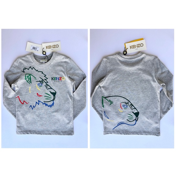 KENZO KIDS Geordan Lion Panther T-Shirt NWT - Picture 5 of 14